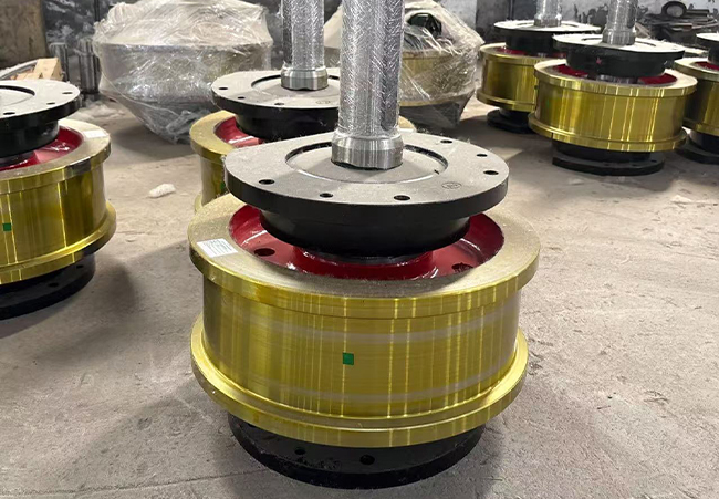 overhead crane wheel assembly