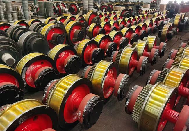 crane drive wheel assembly