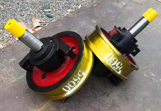 crane wheel assembly
