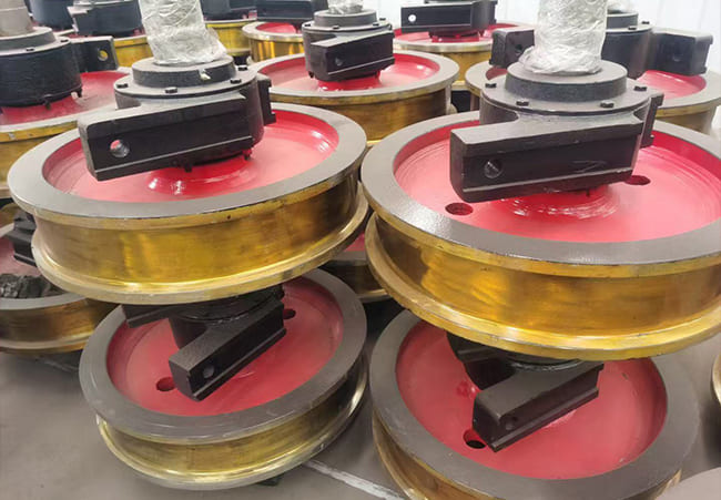 eot crane wheel assembly