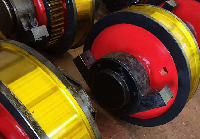 gantry crane wheel assembly