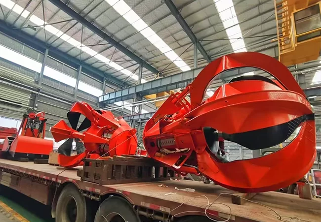 Hanko Heavy Industry production equipment about Orange Peel Grab