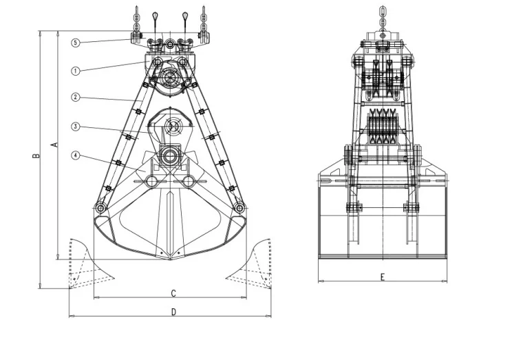Paina Grab Bucket Drawing