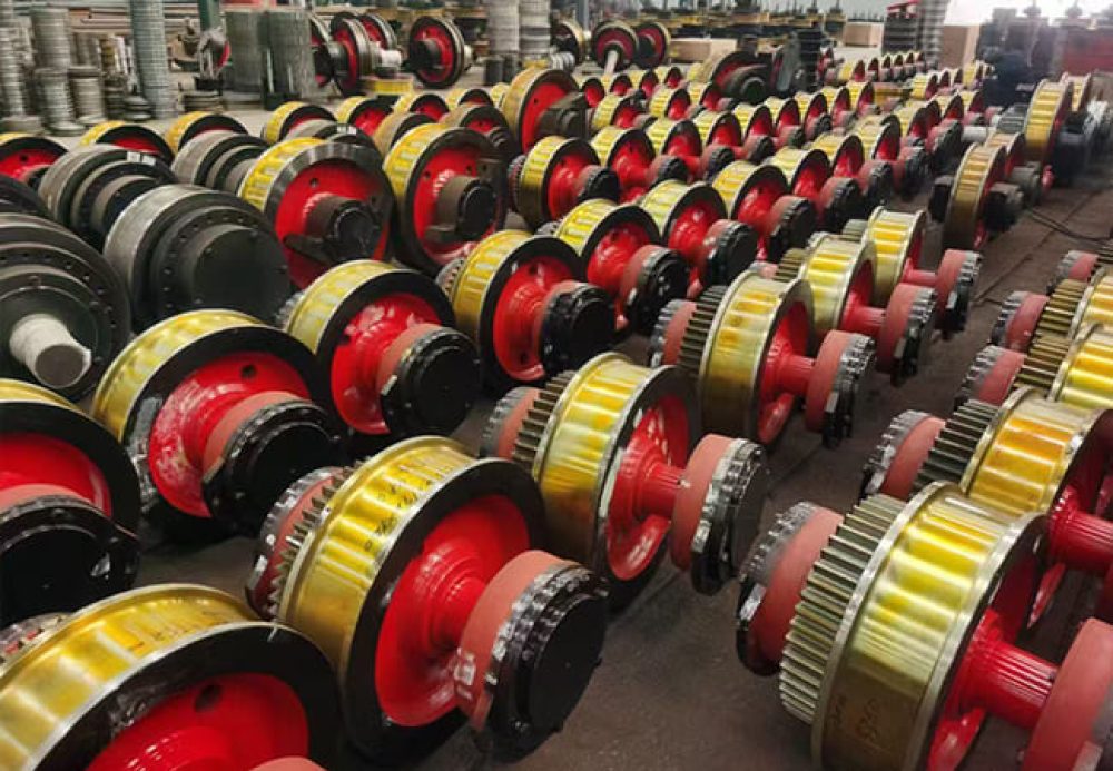 crane drive wheel assembly